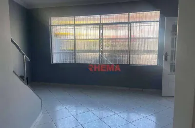 Sobrado com 3 dormitórios para alugar, 93 m² por R$ 5.232,01/mês - Aparecida - Santos/SP