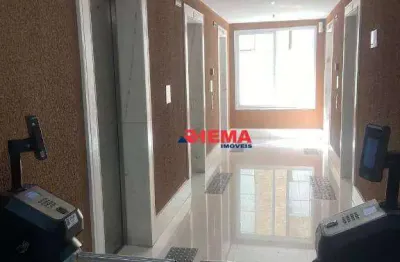 Sala para alugar, 42 m² por r$ 2.500,01/mês - vila matias - santos/sp