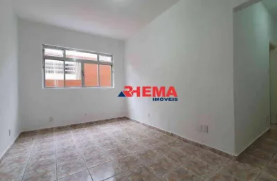 Apartamento com 2 dormitórios para alugar, 70 m² por r$ 2.650,02/mês - embaré - santos/sp