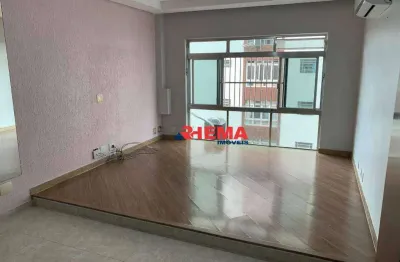 Apartamento para alugar, 117 m² por r$ 5.300,01/mês - aparecida - santos/sp