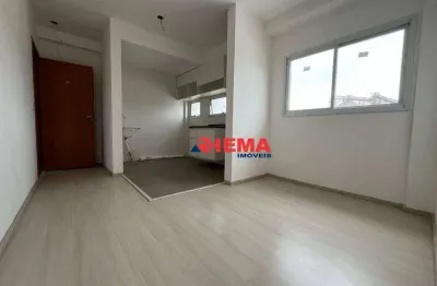 Apartamento com 2 dormitórios para alugar, 40 m² por r$ 2.900,02/mês - estuário - santos/sp