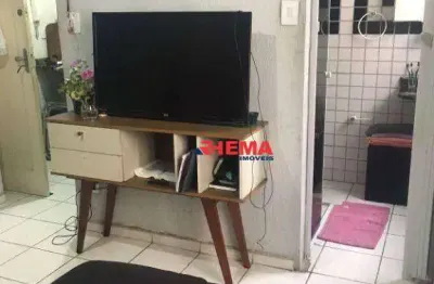 Kitnet com 1 dormitório à venda, 32 m² por r$ 160.000,00 - boa vista - são vicente/sp