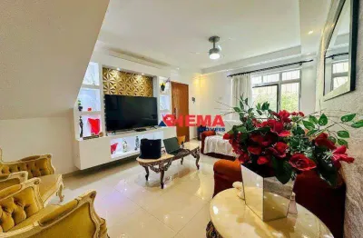 Casa com 3 dormitórios à venda, 143 m² por r$ 795.000,00 - boqueirão - santos/sp