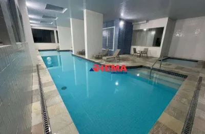 Apartamento na aparecida 3 dormitórios com suíte, vista livre para o porto