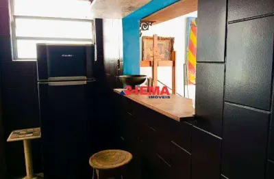 Apartamento com 1 dormitório à venda, 42 m² por r$ 370.000,00 - boqueirão - santos/sp