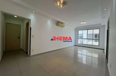 Apartamento com 2 dormitórios para alugar, 80 m² por r$ 4.500,02/mês - embaré - santos/sp