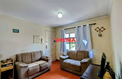 Apartamento com 2 dormitórios à venda, 42 m² por r$ 259.000,00 - aparecida - santos/sp