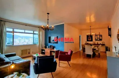 Apartamento com 3 dormitórios à venda, 180 m² por r$ 947.000,00 - gonzaga - santos/sp