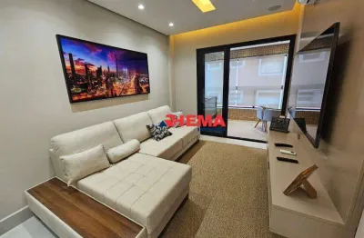 Apartamento com 2 dormitórios à venda, 75 m² por r$ 1.060.000,00 - josé menino - santos/sp