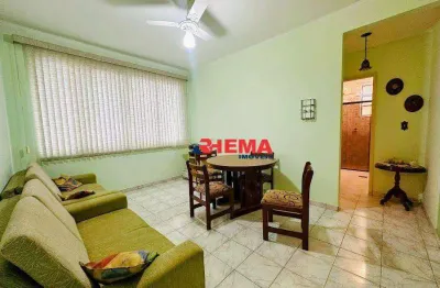 Apartamento com 1 dormitório à venda, 58 m² por r$ 380.000,00 - aparecida - santos/sp
