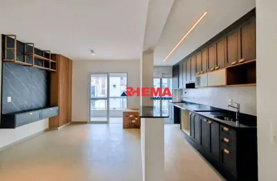 Apartamento com 2 dormitórios à venda, 74 m² por r$ 1.060.000,00 - boqueirão - santos/sp