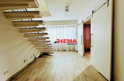 Cobertura com 2 dormitórios à venda, 144 m² por r$ 950.000,00 - aparecida - santos/sp
