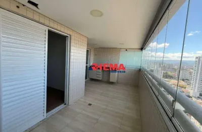 Apartamento com 3 dormitórios para alugar, 224 m² por r$ 6.800,02/mês - ponta da praia - santos/sp
