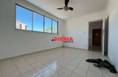 Apartamento com 2 dormitórios para alugar, 65 m² por r$ 2.700,02/mês - campo grande - santos/sp