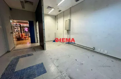 Loja para alugar, 25 m² por r$ 6.381,00/ano - gonzaga - santos/sp