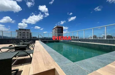 Apartamento para alugar, 60 m² por r$ 4.495,48/mês - campo grande - santos/sp