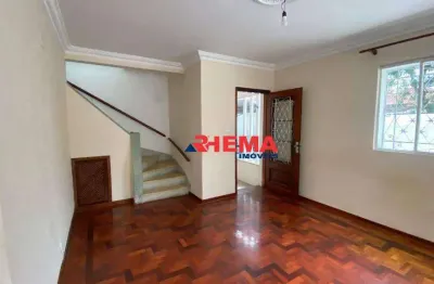 Sobrado com 3 dormitórios à venda, 144 m² por r$ 1.700.000,00 - aparecida - santos/sp