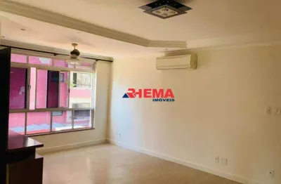 Apartamento com 2 dormitórios à venda, 80 m² por r$ 530.000,00 - embaré - santos/sp