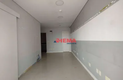 Sala para alugar, 44 m² por r$ 4.300,01/mês - boqueirão - santos/sp