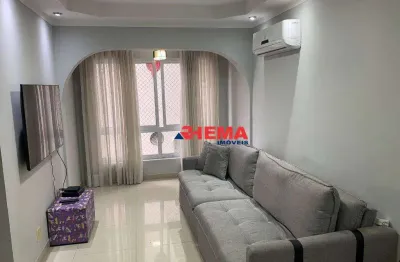 Apartamento para alugar, 80 m² por r$ 4.200,01/mês - ponta da praia - santos/sp