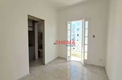 Apartamento com 1 quarto à venda na Avenida Doutor Epitácio Pessoa, Embaré, Santos