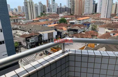 Apartamento com 2 dormitórios para alugar, 70 m² por r$ 3.800,01/mês - boqueirão - santos/sp