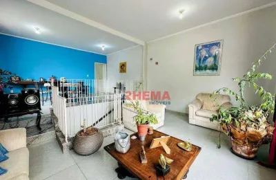 Sobrado com 3 dormitórios à venda, 184 m² por r$ 790.000,00 - embaré - santos/sp