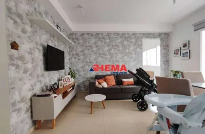 Apartamento com 2 dormitórios à venda, 72 m² por r$ 750.000,00 - josé menino - santos/sp