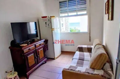 Apartamento com 1 dormitório à venda, 28 m² por r$ 289.000,00 - embaré - santos/sp