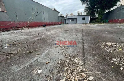 Terreno para alugar, 480 m² por r$ 8.000,02/mês - aparecida - santos/sp