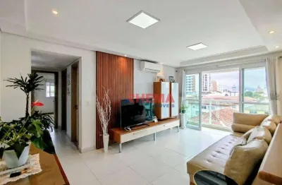 Apartamento com 2 dormitórios à venda, 82 m² por r$ 995.000,00 - aparecida - santos/sp