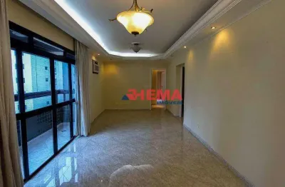 Apartamento com 3 dormitórios à venda, 111 m² por r$ 1.500.000,00 - aparecida - santos/sp