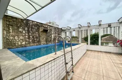 Sobrado com 3 dormitórios à venda, 330 m² por r$ 2.600.000,00 - ponta da praia - santos/sp