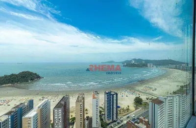 Cobertura com 4 dormitórios à venda, 257 m² por r$ 3.500.000,00 - josé menino - santos/sp