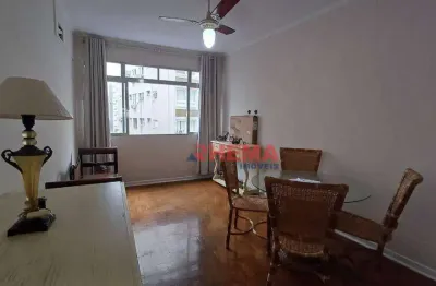 Apartamento mobiliado 1 dormitório para alugar, 55 m² - Gonzaga - Santos/SP