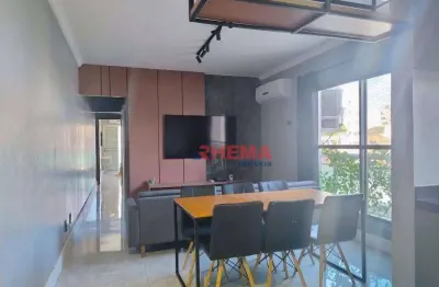 Apartamento com 2 dormitórios à venda, 60 m² por r$ 730.000,00 - ponta da praia - santos/sp