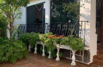 Sobrado para alugar, 285 m² por r$ 9.500,01/mês - marapé - santos/sp