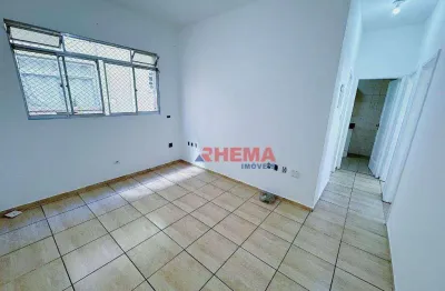 Apartamento com 2 dormitórios para alugar, 64 m² por r$ 3.000,01/mês - embaré - santos/sp