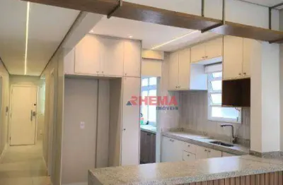 Apartamento com 2 dormitórios à venda, 93 m² por r$ 650.000,00 - boqueirão - santos/sp