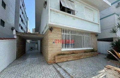 Sobrado com 4 dormitórios para alugar, 450 m² por r$ 25.000/mês - ponta da praia - santos/sp