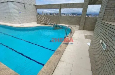 Apartamento com 3 dormitórios para alugar, 90 m² por r$ 5.400,01/mês - aparecida - santos/sp