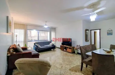Apartamento com 3 dormitórios para alugar, 171 m² por r$ 6.000,02/mês - aparecida - santos/sp