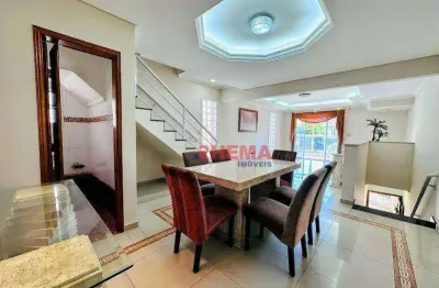 Sobrado com 3 dormitórios à venda, 240 m² por r$ 899.000,00 - aparecida - santos/sp