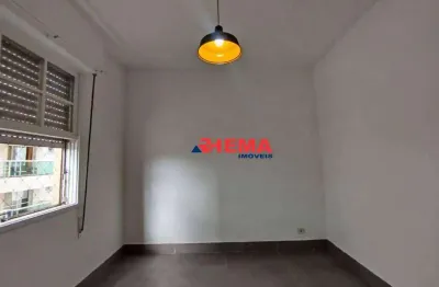 Kitnet para alugar, 28 m² por r$ 1.900/mês - embaré - santos/sp