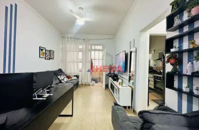 Apartamento com 1 dormitório à venda, 50 m² por r$ 280.000,00 - aparecida - santos/sp