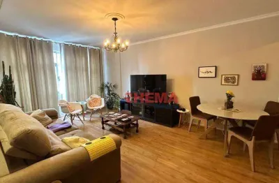 Apartamento com 3 dormitórios à venda, 118 m² por R$ 740.000,00 - Embaré - Santos/SP