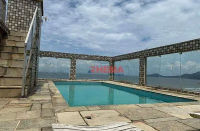 Cobertura com 4 dormitórios à venda, 406 m² por R$ 4.450.000,00 - Pompéia - Santos/SP