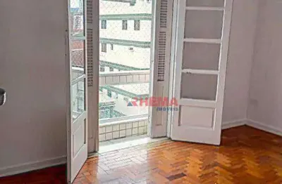 Apartamento com 2 dormitórios para alugar, 72 m² por R$ 4.762,85/mês - Embaré - Santos/SP