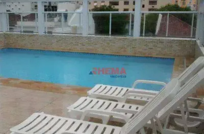 Apartamento com 2 dormitórios para alugar, 60 m² por R$ 4.900,01/mês - Pompéia - Santos/SP