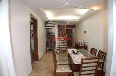 Apartamento com 3 dormitórios à venda, 300 m² por r$ 1.350.000,00 - campo grande - santos/sp